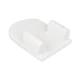 Polohovací podložka z paměťové pěny klínová Airknit White - KikkaBoo 31106010134KB