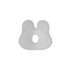 Ergonomický polštářek z paměťové pěny Bunny Airknit Grey - KikkaBoo 31106010139KB