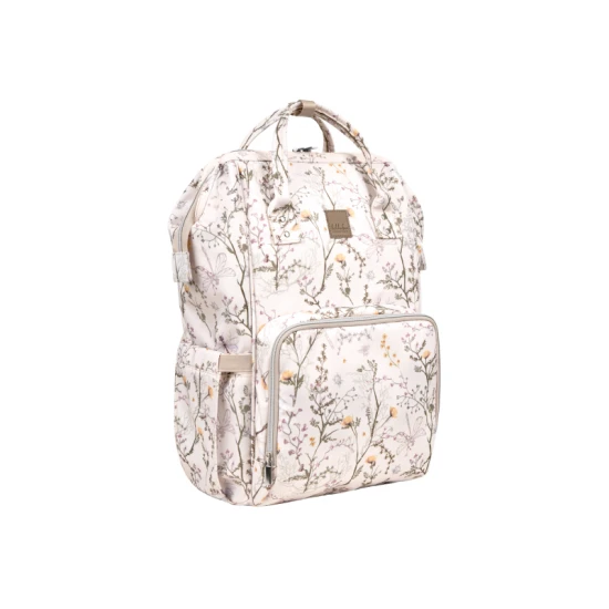 Přebalovací batoh Siena Luxe Secret Garden Beige - KikkaBoo 31108020119KB