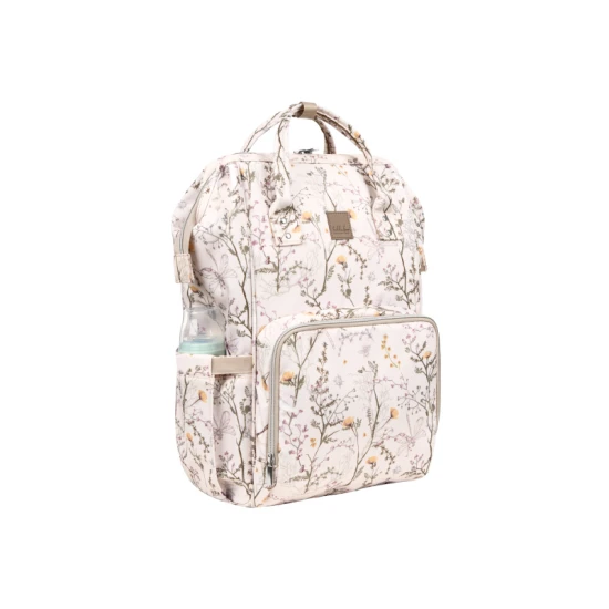 Přebalovací batoh Siena Luxe Secret Garden Beige - KikkaBoo 31108020119KB