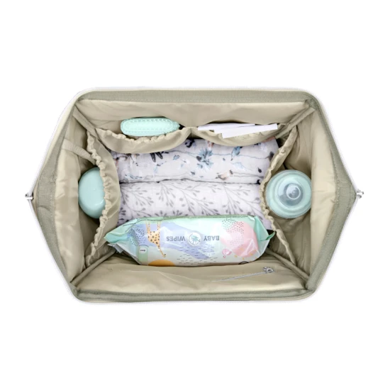 Přebalovací batoh Siena Luxe Secret Garden Beige - KikkaBoo 31108020119KB