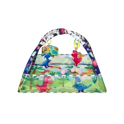 Hrací deka s hrazdou a míčky Dino Forest