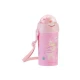 Hrnek se silikonovým brčkem a popruhem 450 ml Music Fest Pink - KikkaBoo 31302030081KB