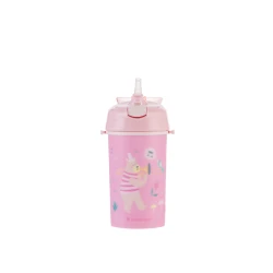Hrnek se silikonovým brčkem a popruhem 450 ml Music Fest Pink Hrnek se silikonovým brčkem a popruhem 450 ml Music Fest Pink