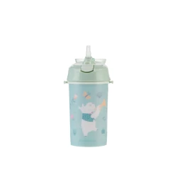 Hrnek se silikonovým brčkem a popruhem 450 ml Music Fest Mint Hrnek se silikonovým brčkem a popruhem 450 ml Music Fest Mint