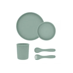 Jídelní souprava 5dílná Platinum Silicone Sage