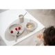 Jídelní sada 5dílná Platinum Silicone Sand - KikkaBoo 31302050002KB