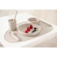 Jídelní sada 5dílná Platinum Silicone Sand - KikkaBoo 31302050002KB