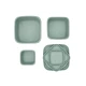 Sada svačinových boxů 3 ks Platinum Silicone Sage - KikkaBoo 31302050009KB