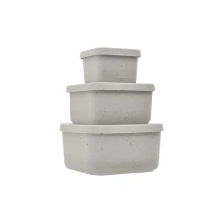 Sada svačinových boxů 3 ks Platinum Silicone Sand