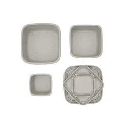 Sada svačinových boxů 3 ks Platinum Silicone Sand