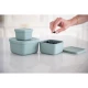 Sada svačinových boxů 3 ks Platinum Silicone Sand - KikkaBoo 31302050010KB