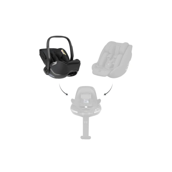 Autosedačka 40-87 cm i-Class i-SIZE Noir - KikkaBoo 41002170010KB