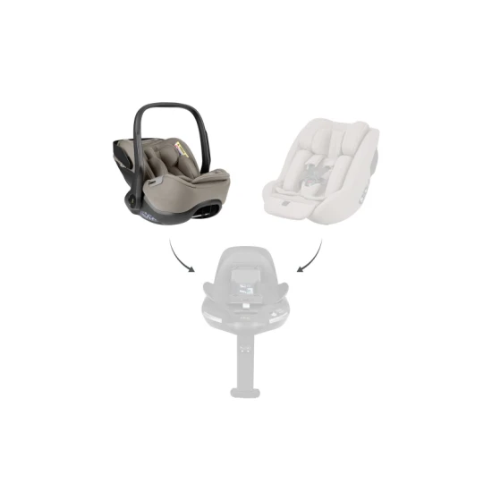 Autosedačka 40-87 cm i-Class i-SIZE Champagne - KikkaBoo 41002170012KB