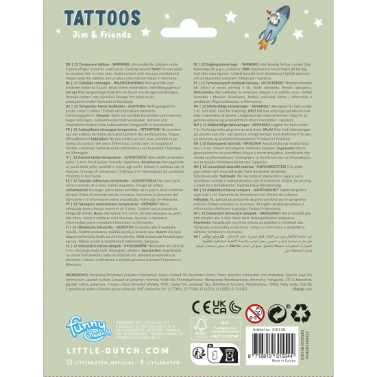 LITTLE DUTCH Tetovačky Jim a kamarádi Tetovačky Jim a kamarádi