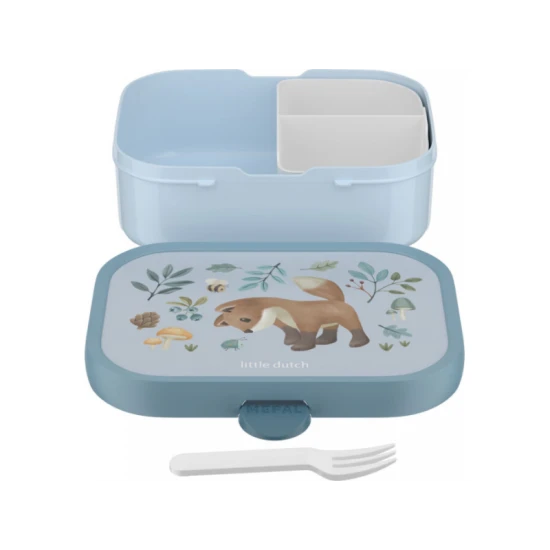 Svačinový box Forest Friends – praktický a rozdělený na tři přihrádky