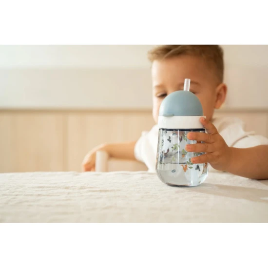 Hrnek s brčkem Forest Friends: Pití bez nehody pro malé objevitele