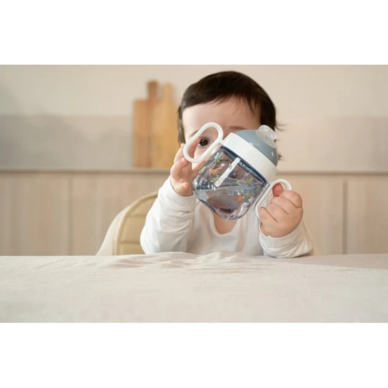 Hrnek s náustkem Forest Friends: První samostatné pití