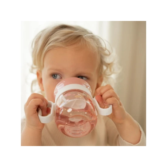 Trénovací hrnek 360° Fairy Garden: Učíme se pít jako ze sklenice bez rozlití!