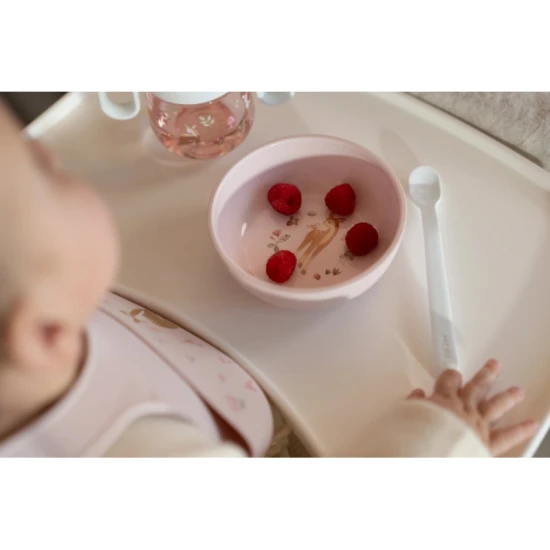 Lžičky Fairy Garden s pouzdrem: Ideální pro první příkrmy na doma i na cesty!