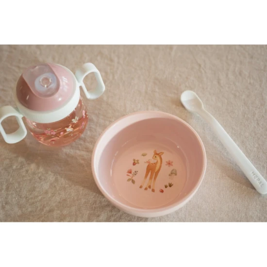 Lžičky Fairy Garden s pouzdrem: Ideální pro první příkrmy na doma i na cesty!