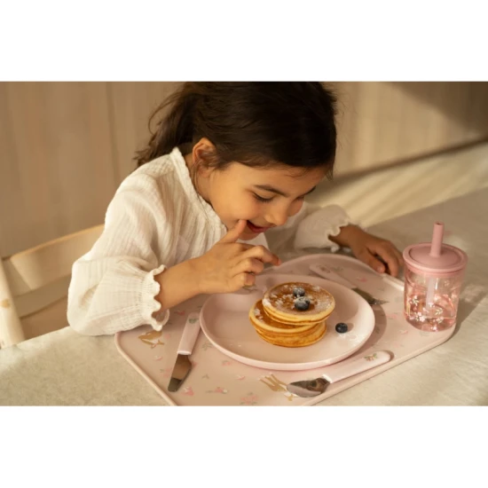 Dětský příbor Fairy Garden: První samostatné stolování s pohádkovou elegancí! 