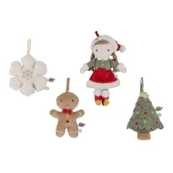 Vánoční ozdoby plyšové Rosa