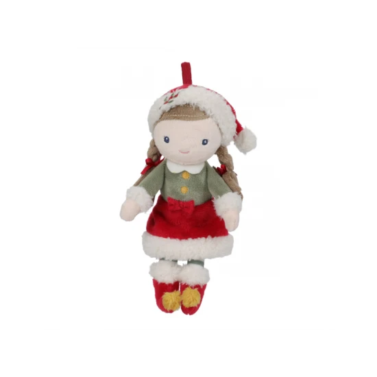 Vánoční ozdoby plyšové Rosa Little Dutch – sada 4 měkkých ozdob na stromeček