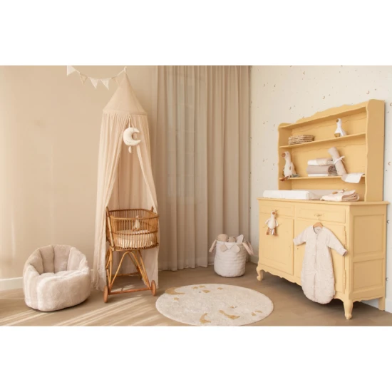 Mušelínová nebesa nad postýlku Little Dutch Pure Soft Beige 250 cm