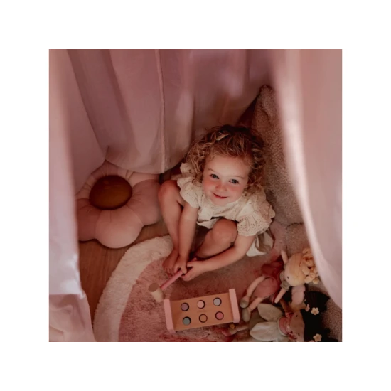 Mušelínová nebesa nad postýlku Little Dutch Pure Blossom 250 cm