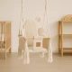 Interiérová houpačka pro děti Bear Swing Aesthetic – MeowBaby AHBSB01