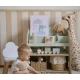 Montessori knihovna ve tvaru domečku z MDF – MeowBaby MWORK048