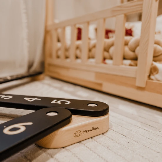 Dřevěná Montessori senzorická cesta 5 dílů – MeowBaby SSEN501