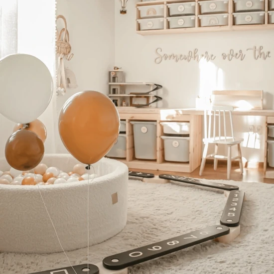 Dřevěná Montessori senzorická cesta 5 dílů – MeowBaby SSEN501