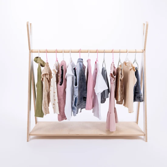 Dětský dřevěný věšák Tipi Hanger malý – MeowBaby WTHSW01