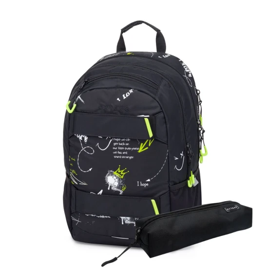 Studentský batoh s pouzdrem OXY Sport Graffiti – Oxybag 1-49125E