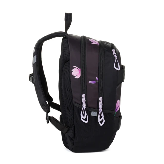 Studentský batoh s pouzdrem OXY Sport Flowers Pink – Oxybag 8-39726E