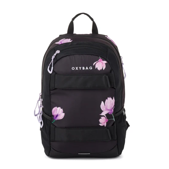 Studentský batoh s pouzdrem OXY Sport Flowers Pink – Oxybag 8-39726E