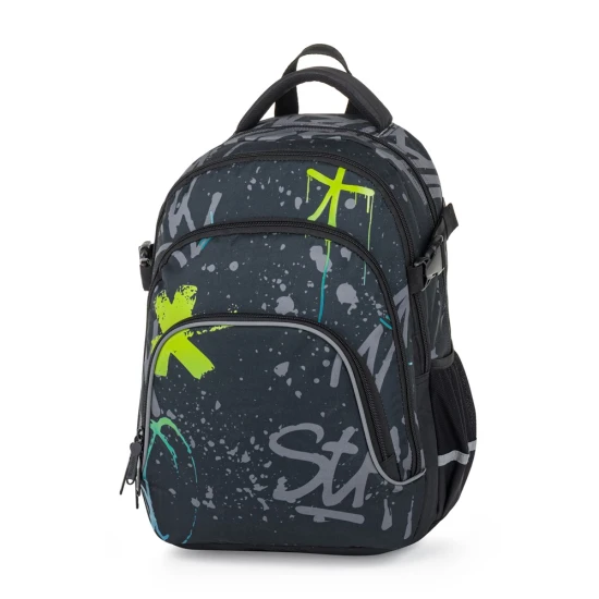 Studentský batoh OXY SCOOLER Graffiti Blue – Oxybag 8-46226