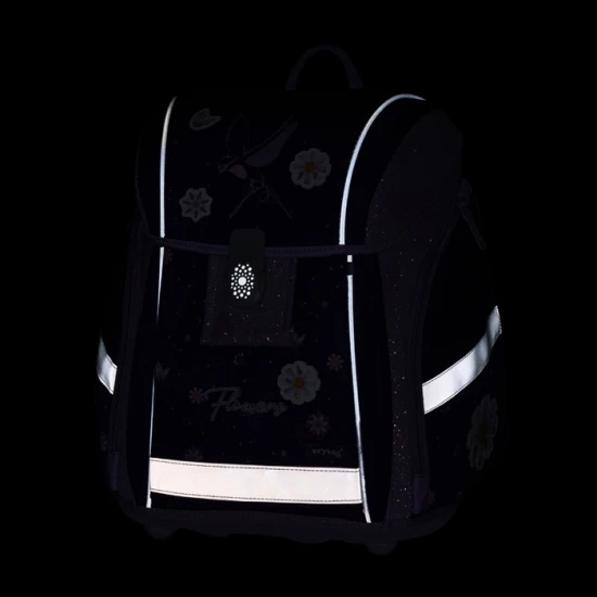 Školní taška PREMIUM LIGHT Flowers – Oxybag 8-93326