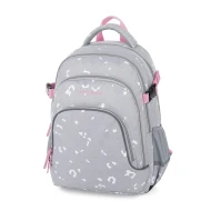 Studentský batoh OXY SCOOLER Grey geometric