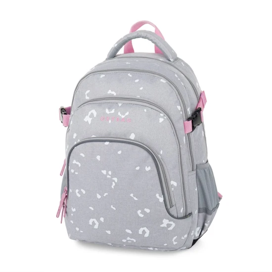 Studentský batoh OXY SCOOLER Grey geometric – Oxybag 9-13626