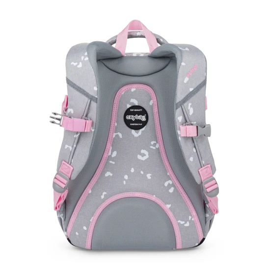 Studentský batoh OXY SCOOLER Grey geometric – Oxybag 9-13626