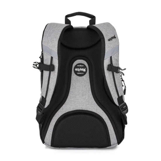 Studentský batoh s pouzdrem OXY Sport Grey Melange – Oxybag 9-23226E