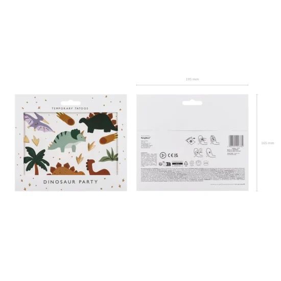 Dočasné tetovačky s dinosaury pro malé dobrodruhy.
