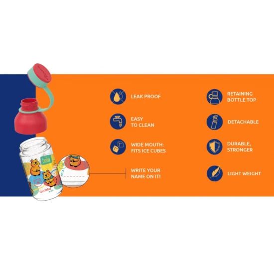 Quokka Láhev Mořská zvířata 430 ml Láhev Mořská zvířata 430 ml