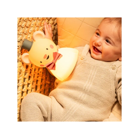 Noční světlo Medvěd – jemné světlo pro klidný spánek