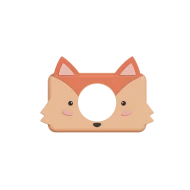 Silikonový kryt k fotoaparátu Zoo Friends Liška Silikonový kryt k fotoaparátu Zoo Friends Liška