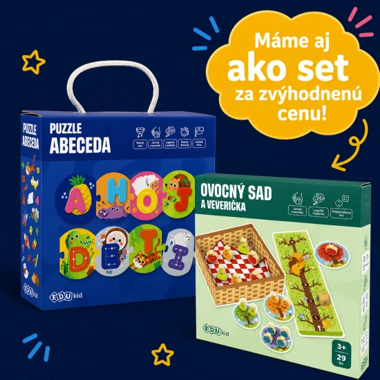 Vkládací puzzle abeceda