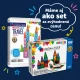 Originální 100 dílná magnetická stavebnice MAGNA-TILES.